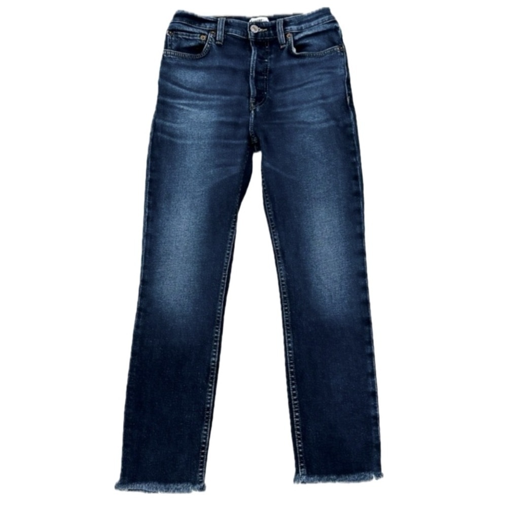 👖📼 RE/DONE Originals Dark Wash Jeans | Women’s Sz 26 | High‎ Rise Cropped EUC